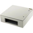 VEVOR Steel Electrical Box 24'' x 24'' x 8'' Electrical Enclosure Box, Carbon Steel Hinged Junction Box, IP65 Weatherproof Metal Box Wall-Mounted Electronic Equipment Enclosure Box with Mounting Plate