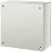 VEVOR Steel Electrical Box 24'' x 24'' x 12'' Electrical Enclosure, Carbon Steel Hinged Junction Box, IP65 Weatherproof Metal Box Wall-Mounted Electronic Equipment Enclosure Box with Mounting Plate