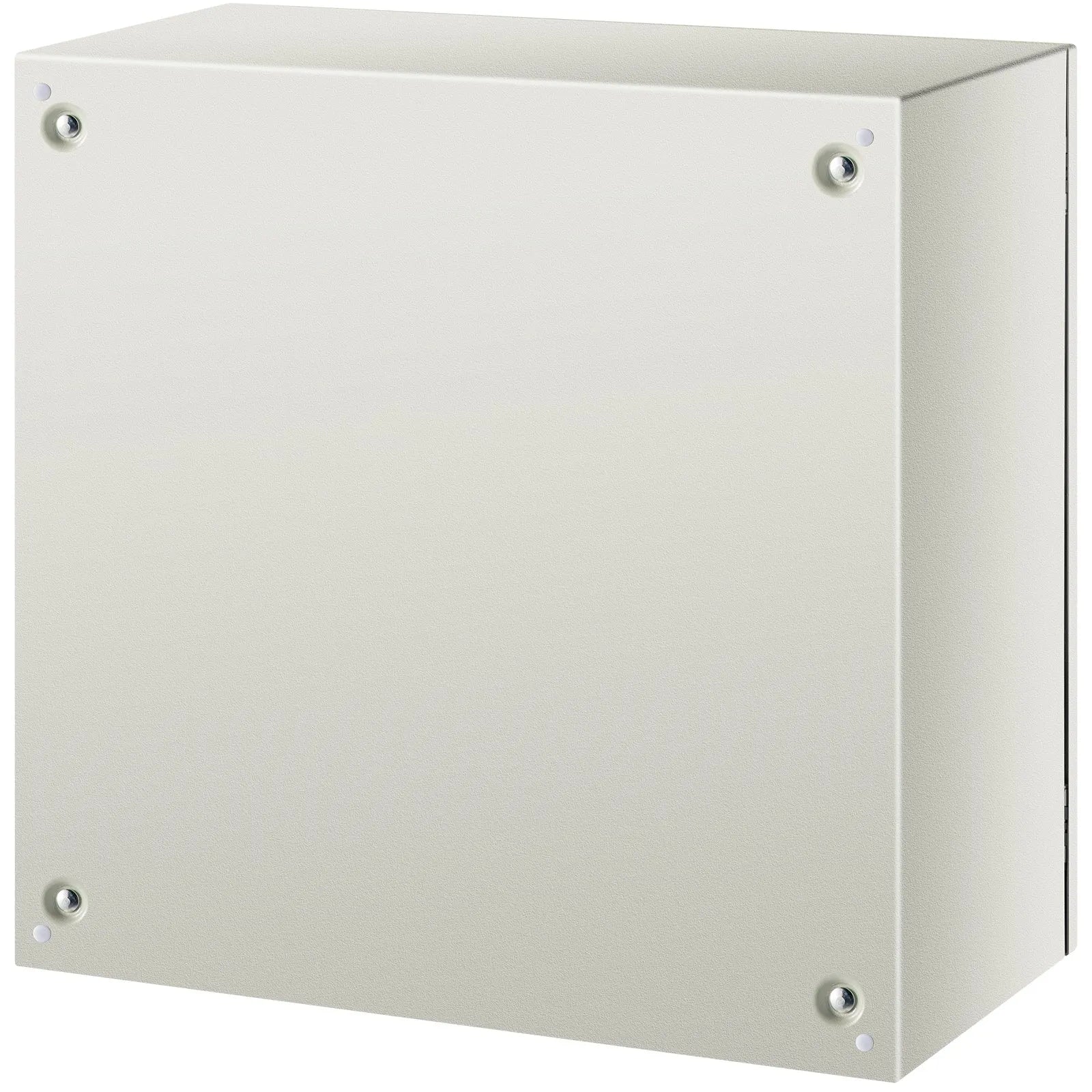 VEVOR Steel Electrical Box 24'' x 24'' x 12'' Electrical Enclosure, Carbon Steel Hinged Junction Box, IP65 Weatherproof Metal Box Wall-Mounted Electronic Equipment Enclosure Box with Mounting Plate