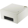 VEVOR Steel Electrical Box 24'' x 24'' x 12'' Electrical Enclosure, Carbon Steel Hinged Junction Box, IP65 Weatherproof Metal Box Wall-Mounted Electronic Equipment Enclosure Box with Mounting Plate