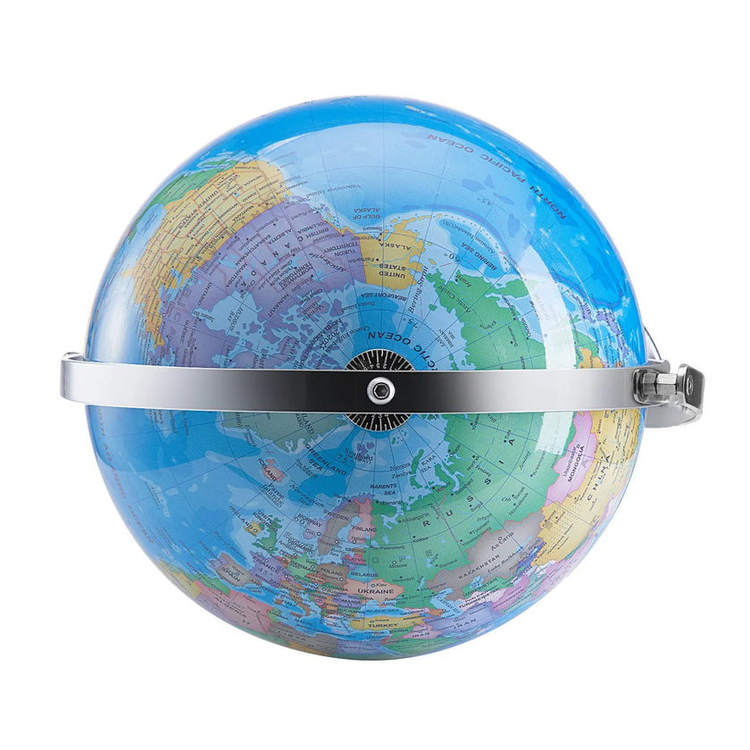 VEVOR Talking World Globe, 9 in/228.6 mm, Interactive Globe for Kids Early Learning Teaching, Educational Globe with Smart Talking Pen LED Night Light USB Interface, Gifts for Children Boys & Girls