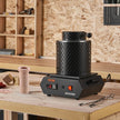Gold Melting Furnace, 1350W PID Digital Electric Furnace with 1 kg & 3 kg Ceramic Crucibles, 2102°F (1150°C)