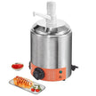 VEVOR Electric Cheese Dispenser with Pump, 2.3 Qt Commercial Hot Fudge Warmer, Plastic Pump Dispenser, 86-230? Temp Adjustable Nacho Cheese Sauce Warmer, for Hot Fudge Cheese Caramel