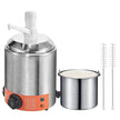 VEVOR Electric Cheese Dispenser with Pump, 2.3 Qt Commercial Hot Fudge Warmer, Plastic Pump Dispenser, 86-230? Temp Adjustable Nacho Cheese Sauce Warmer, for Hot Fudge Cheese Caramel