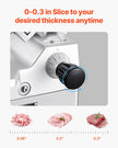 VEVOR Meat Slicer 550W 12 inch Electric Deli Food Slicer for Meat Bread Cheese