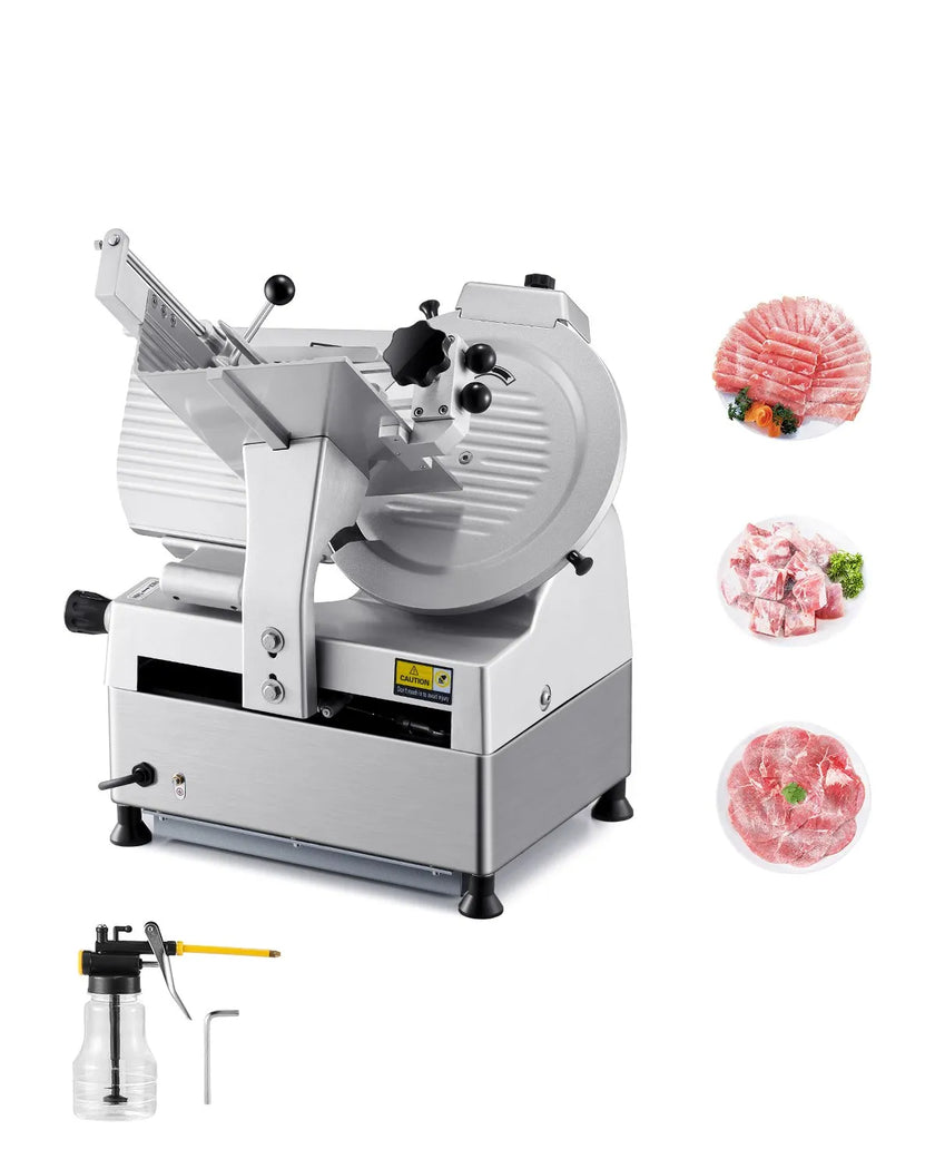 VEVOR Meat Slicer 550W 12 inch Electric Deli Food Slicer for Meat Bread Cheese