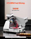 VEVOR Meat Slicer 180W 10 inch Electric Deli Food Slicer for Meat Bread Cheese