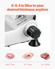 VEVOR Meat Slicer 180W 10 inch Electric Deli Food Slicer for Meat Bread Cheese