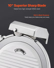 VEVOR Meat Slicer 180W 10 inch Electric Deli Food Slicer for Meat Bread Cheese