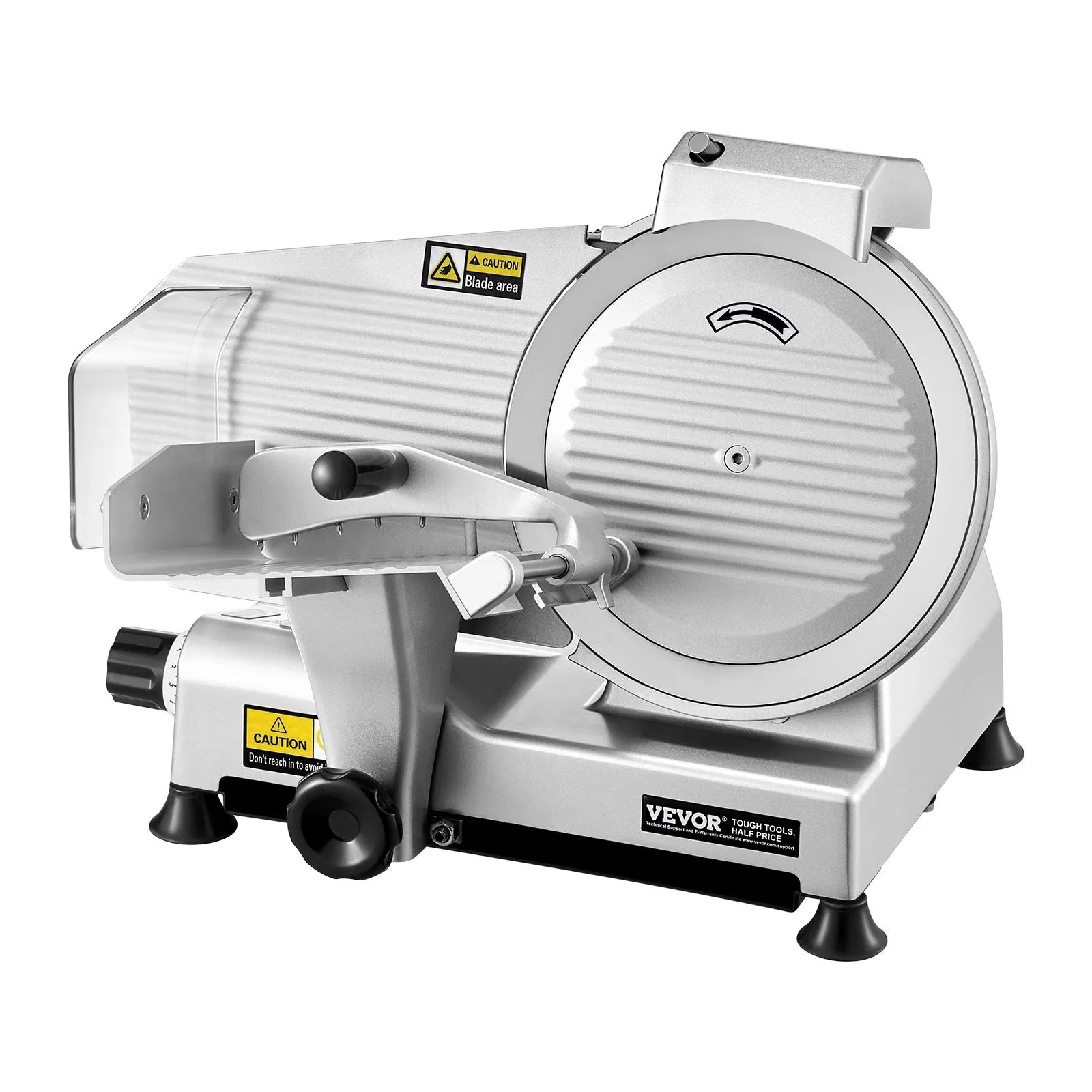 VEVOR Meat Slicer 180W 10 inch Electric Deli Food Slicer for Meat Bread Cheese
