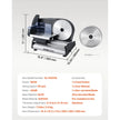 VEVOR Meat Slicer 180W 7.5