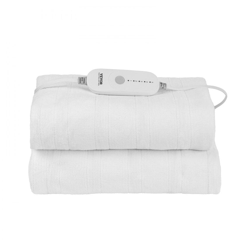 VEVOR Heated Mattress Pad 60x80 in Queen Electric Warmer Coral Fleece Auto Off