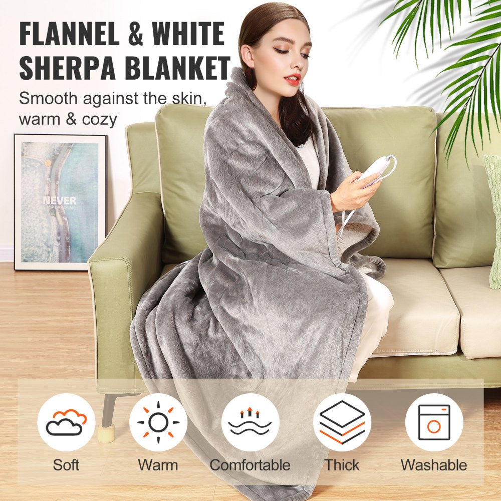 VEVOR Heated Blanket Electric Throw, 50