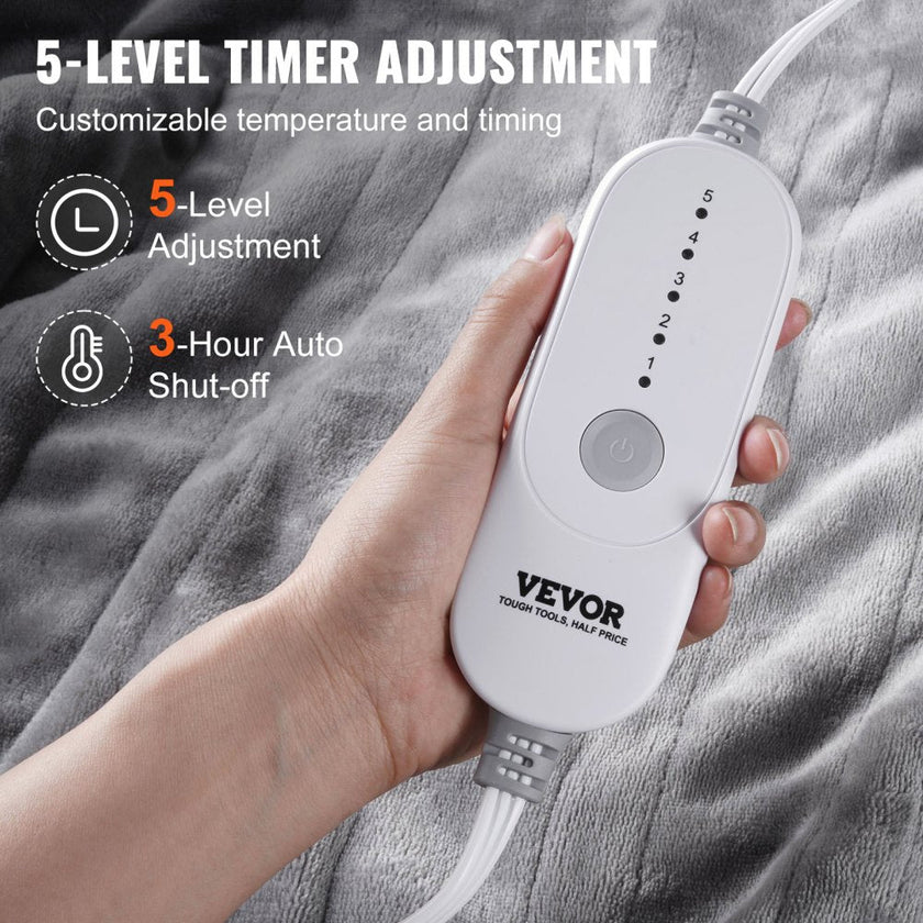 VEVOR Heated Blanket Electric Throw, 50