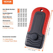 VEVOR Razor Blade Scraper Locking Scraper Tool 15 Extra Blades with Security Cap