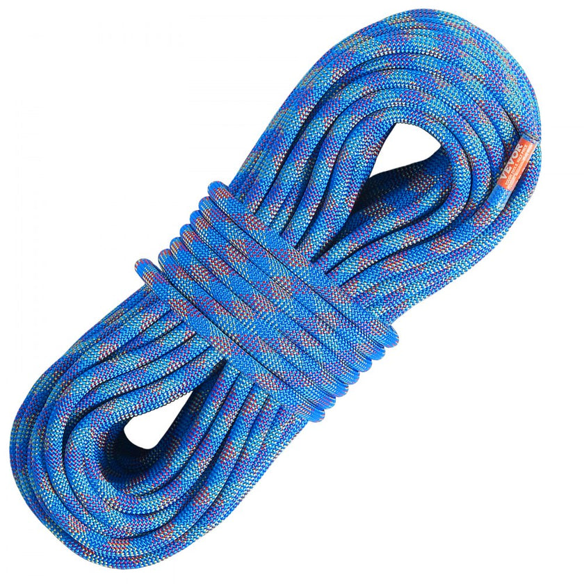 VEVOR 10.2mm Dynamic Climbing Rope 50M(164ft) Outdoor Rock Climbing Rope Blue