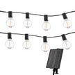 100FT Solar LED Outdoor String Patio Lights Waterproof with Remote Control