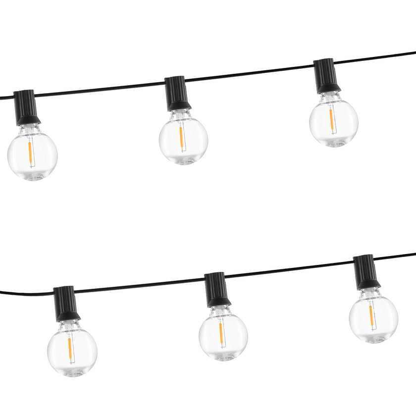 100FT Solar LED Outdoor String Patio Lights Waterproof with Remote Control