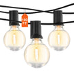 VEVOR 100FT LED Outdoor String Patio Lights Waterproof G40 Shatterproof Bulbs