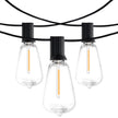 VEVOR 200FT LED Outdoor String Patio Lights Waterproof ST38 Shatterproof Bulbs