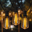200FT LED Outdoor String Lights – 100 ST38 Shatterproof Bulbs – 2700K Dimmable Waterproof Patio Lights