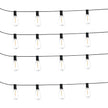 200FT LED Outdoor String Lights – 100 ST38 Shatterproof Bulbs – 2700K Dimmable Waterproof Patio Lights