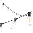 VEVOR 50FT LED Outdoor String Patio Lights Waterproof 15 S14 Shatterproof Bulbs