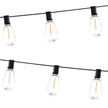 VEVOR 50FT LED Outdoor String Patio Lights Waterproof 15 S14 Shatterproof Bulbs