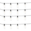 VEVOR 50FT LED Outdoor String Patio Lights Waterproof 15 S14 Shatterproof Bulbs