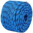 VEVOR 12.7mm Static Climbing Rope 45.7M(150ft) Outdoor Rock Climbing Rope Blue