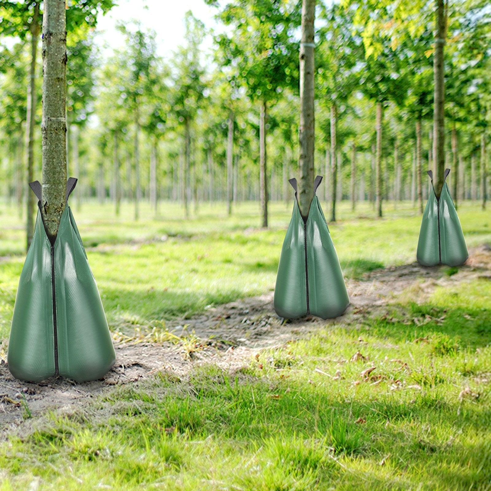 VEVOR Tree Watering Bag 12 Packs 20 Gallons Slow Release Tree Water Bag Durable