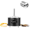 VEVOR Condenser Fan Motor 5KCP39BGS069S, 5KCP39BGY915S, 1/10 HP 208-230V, 1100RPM, OEM Standard Upgraded Replacement Condenser Motor Reversible Rotating, Explosion-proof CBB65 5?F/370V Capacitor