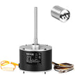 VEVOR Condenser Fan Motor 5KCP39EGS070S, 5KCP39EGY823S, 1/4 HP 208-230V, 1100RPM, OEM Standard Upgraded Replacement Condenser Motor Reversible Rotating, Explosion-proof CBB65 5?F/370V Capacitor