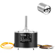 VEVOR Condenser Fan Motor 5KCP39GFS166S, 3S003, 1/5 HP 208-230V, 825RPM, OEM Standard Upgraded Replacement Condenser Motor Reversible Rotating, Explosion-proof CBB65 7.5?F/370V Capacitor