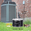 VEVOR Condenser Fan Motor OGD1016, 1/6 HP 208-230V Condenser Fan Motor 1075RPM, OEM Standard Upgraded Replacement Condenser Motor Reversible Rotating, Explosion-proof CBB65 5?F/370V Capacitor