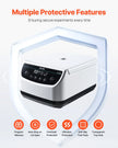 VEVOR Centrifuge Machine 2/5/10/15/50ml Speed 500-4000rpm with 1 Rotor and Timer