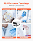 VEVOR Centrifuge Machine 2/5/10/15/50ml Speed 500-4000rpm with 1 Rotor and Timer