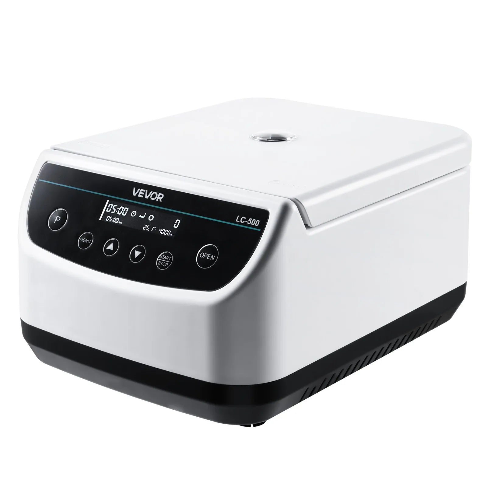 VEVOR Centrifuge Machine 2/5/10/15/50ml Speed 500-4000rpm with 1 Rotor and Timer