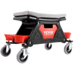 VEVOR Mechanics Stool, 300 LBS Capacity Rolling Mechanic Seat with 4