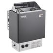 VEVOR Sauna Heater, 3KW 220V Electric Sauna Stove, Steam Bath Sauna Heater with Built-In Controls, 3h Timer and Adjustable Temp for Max. 70-141 Cubic Feet, Home Hotel Spa Shower Use