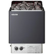 VEVOR Sauna Heater, 6KW 220V Electric Sauna Stove, Steam Bath Sauna Heater with Built-In Controls, 3h Timer and Adjustable Temp for Max. 176-318 Cubic Feet, Home Hotel Spa Shower Use