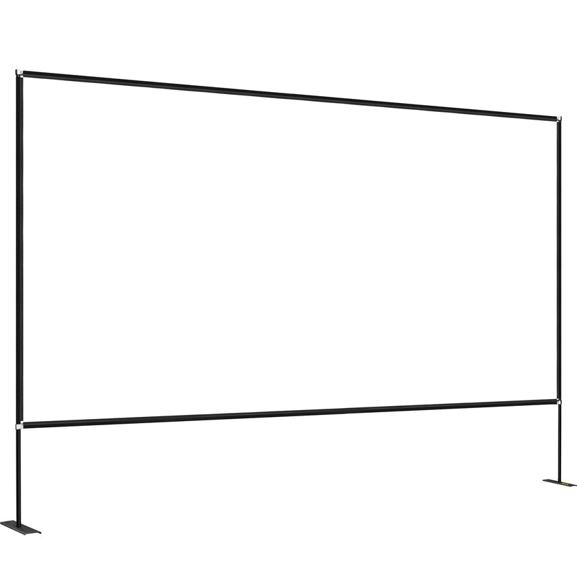 VEVOR Outdoor Movie Screen w/ Stand Portable Movie Screen 135