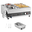 VEVOR Commercial Soup Warmer Soup Station with 2-Pot & 3-Pan Soup Kettle Warmer