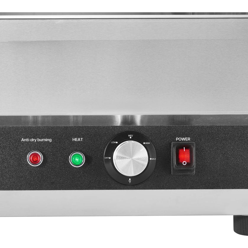 VEVOR Commercial Soup Warmer Soup Station with 2-Pot & 3-Pan Soup Kettle Warmer