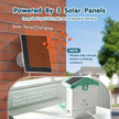 VEVOR Smart Bird Feeder with Camera AI Identify 10000+ Bird Specie Solar-Powered