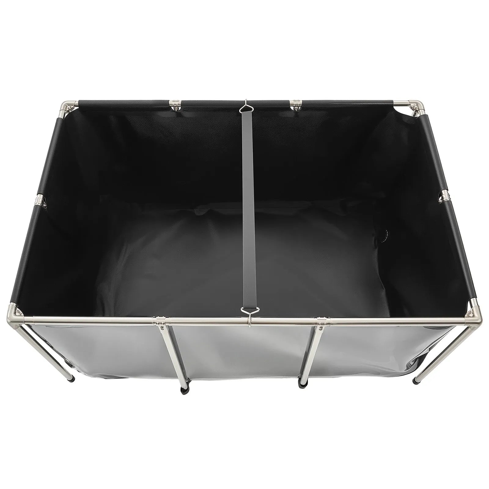 VEVOR Canvas Fish Pond Above Ground Koi Tank 270 Gal with Clear Viewing Panel