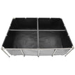 VEVOR Canvas Fish Pond Above Ground Koi Tank 470 Gal with Clear Viewing Panel