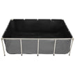 VEVOR Canvas Fish Pond Above Ground Koi Tank 470 Gal with Clear Viewing Panel