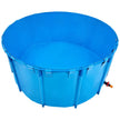 VEVOR Canvas Fish Pond Above Ground Fish Tank 1320 Gal Round Koi Pond (Blue)