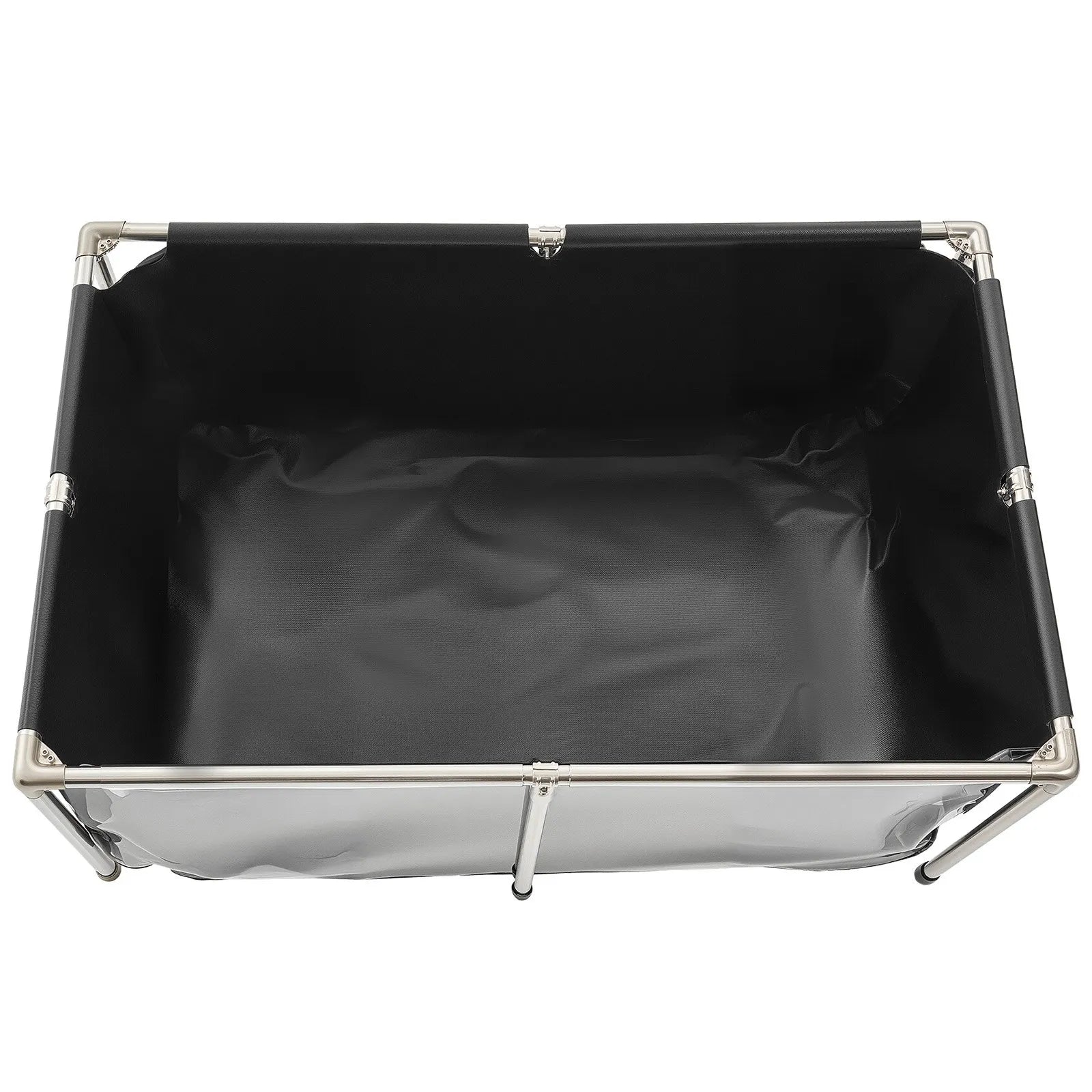 VEVOR Canvas Fish Pond Above Ground Koi Tank 126.8 Gal with Clear Viewing Panel